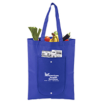 13" W x 17" H -“Cove” Fold-Up Tote Bag